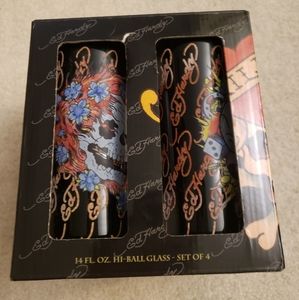 Ed Hardy Hi-Ball glasses